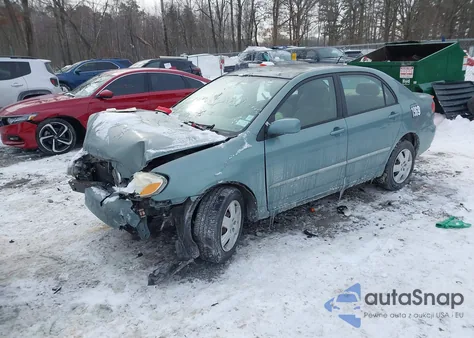 2006 Toyota Corolla Le z USA, uszkodzony, nr VIN 2T1BR32E16C578518